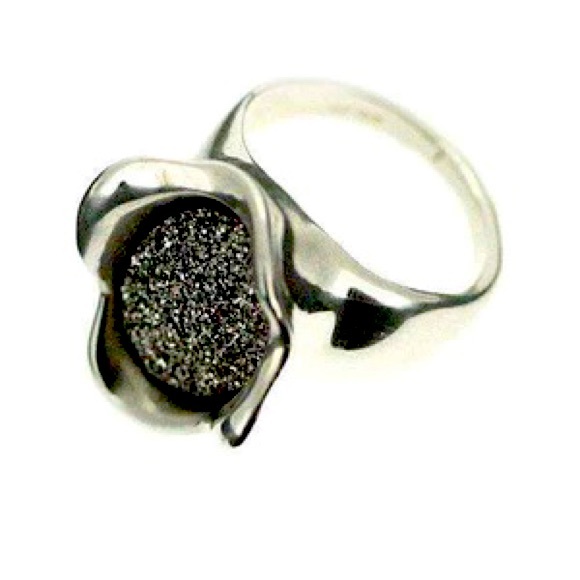 HG Silver Drusy Ring - Picture 8 of 10